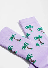Chaussettes en coton - BePalm Violet
